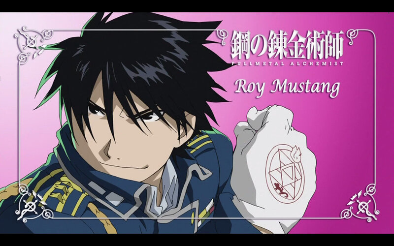 Roy Mustang from Fullmetal Alchemist