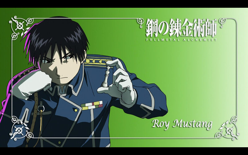 Roy Mustang from Fullmetal Alchemist