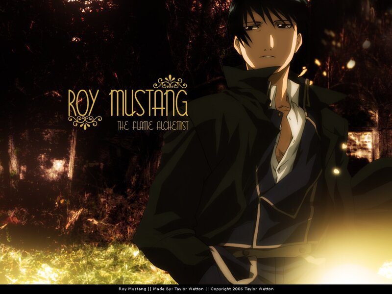 Roy Mustang from Fullmetal Alchemist