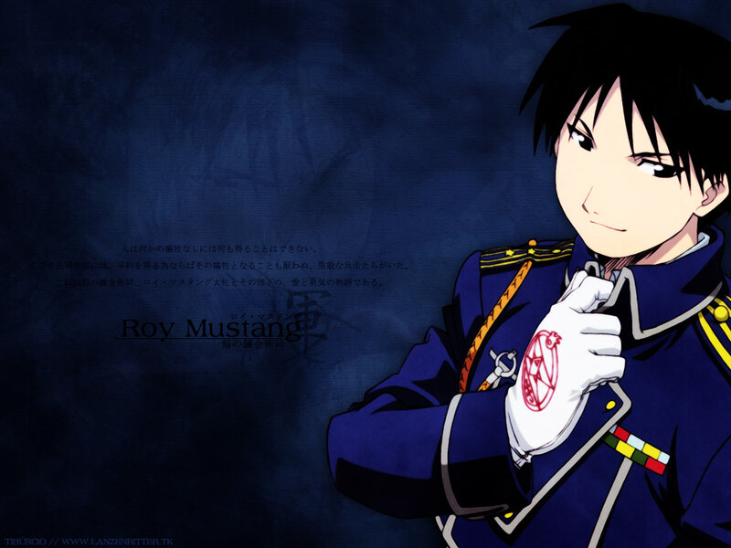 Roy Mustang from Fullmetal Alchemist