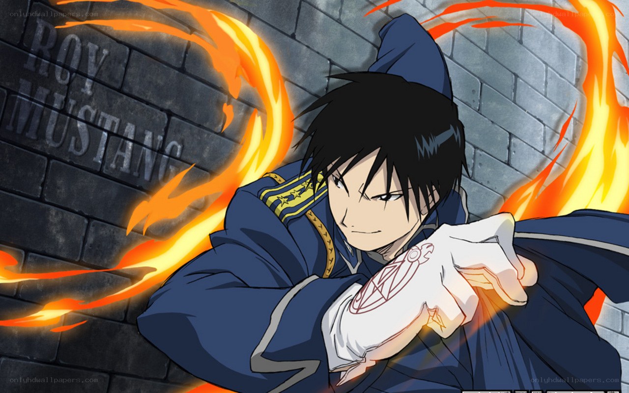 Roy Mustang in action