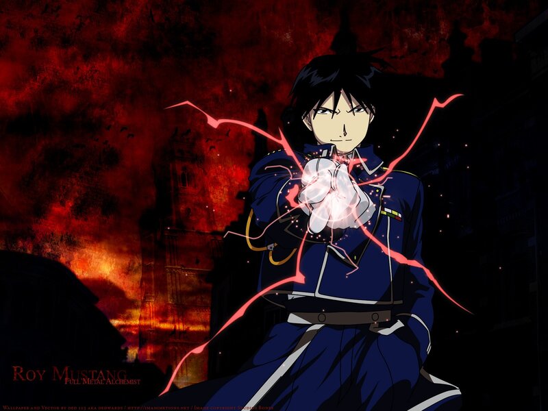 Roy Mustang in action