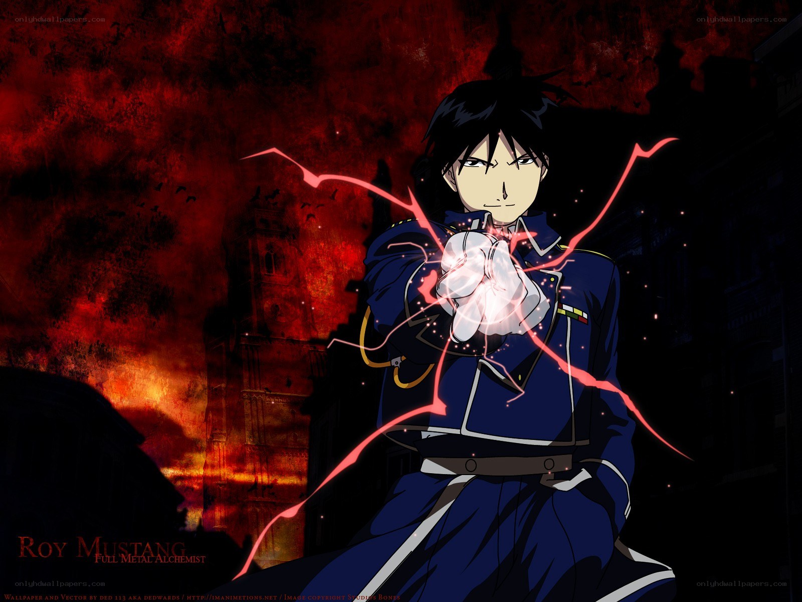 Roy Mustang in action