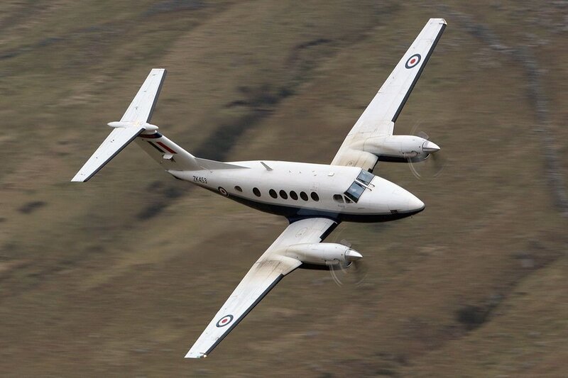 Royal Air Force aircraft in flight