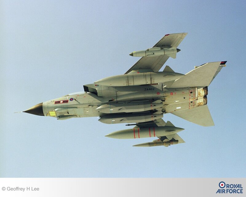 Royal Air Force Tornado in flight
