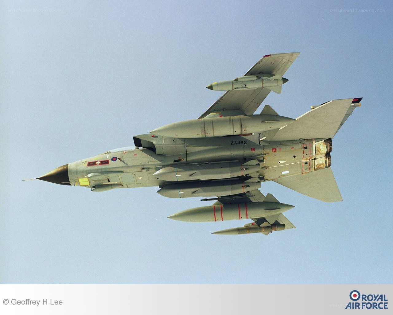 Royal Air Force Tornado in flight