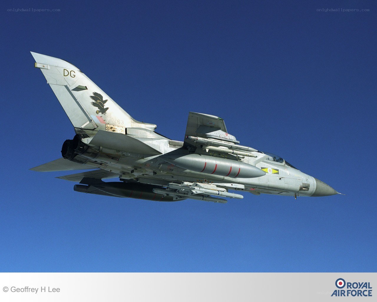 Royal Air Force Tornado in flight