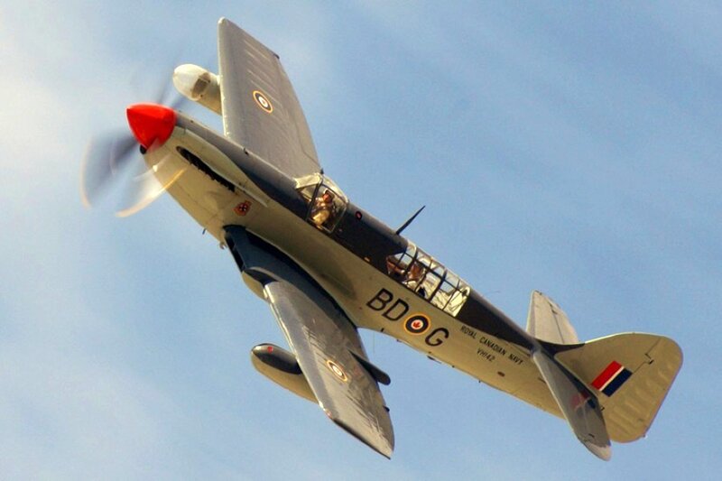 Royal Canadian Navy aircraft in flight