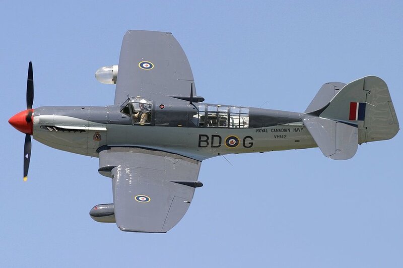 Royal Canadian Navy aircraft in flight