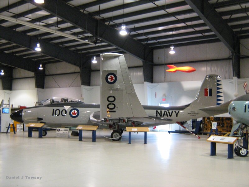 Royal Canadian Navy aircraft on display