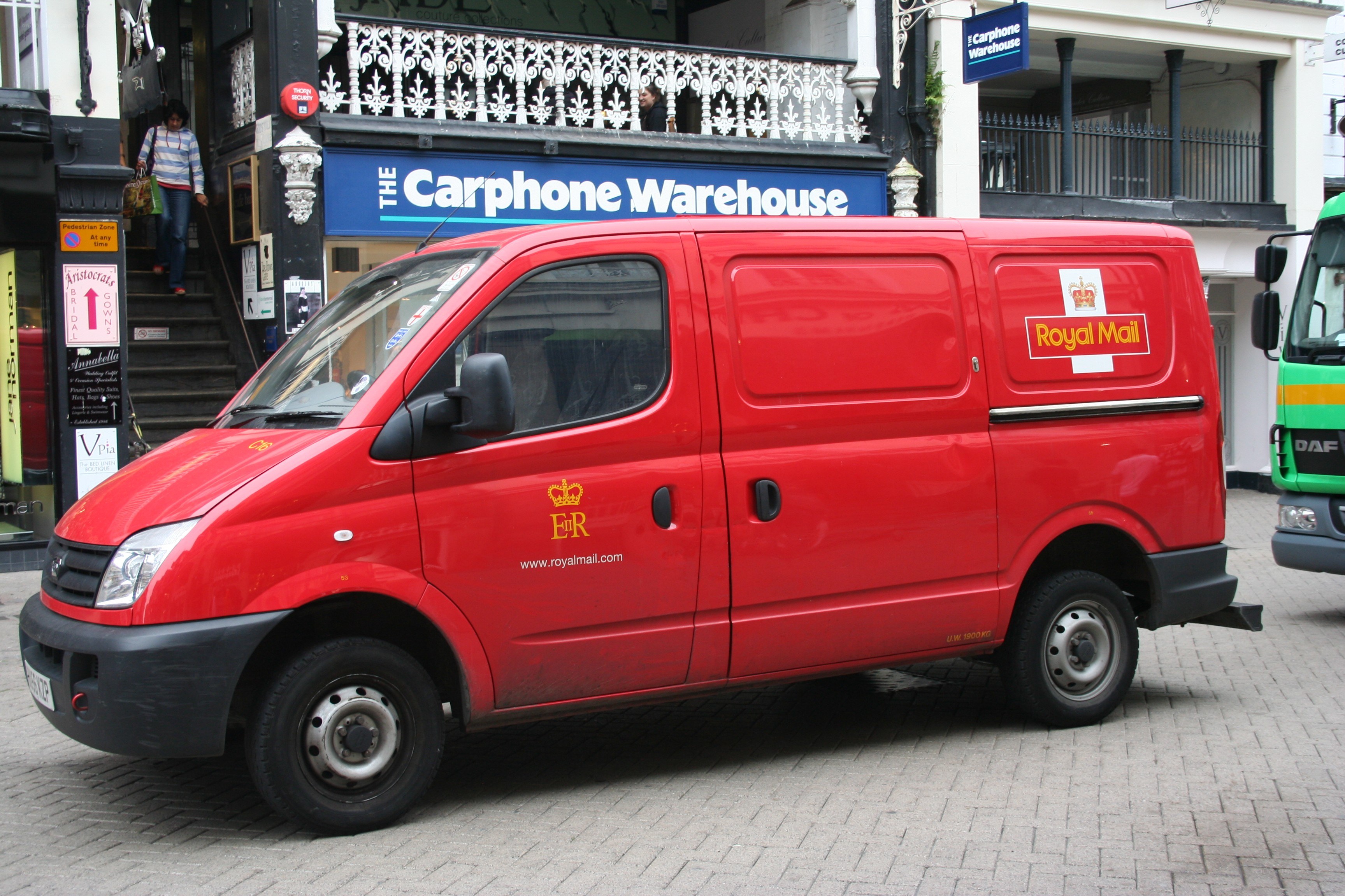 Royal Mail van on street