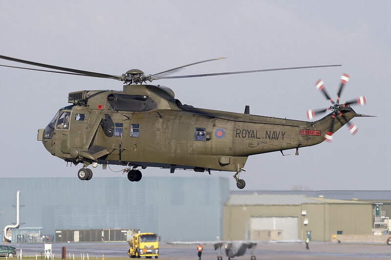 Royal Navy Helicopter — Green