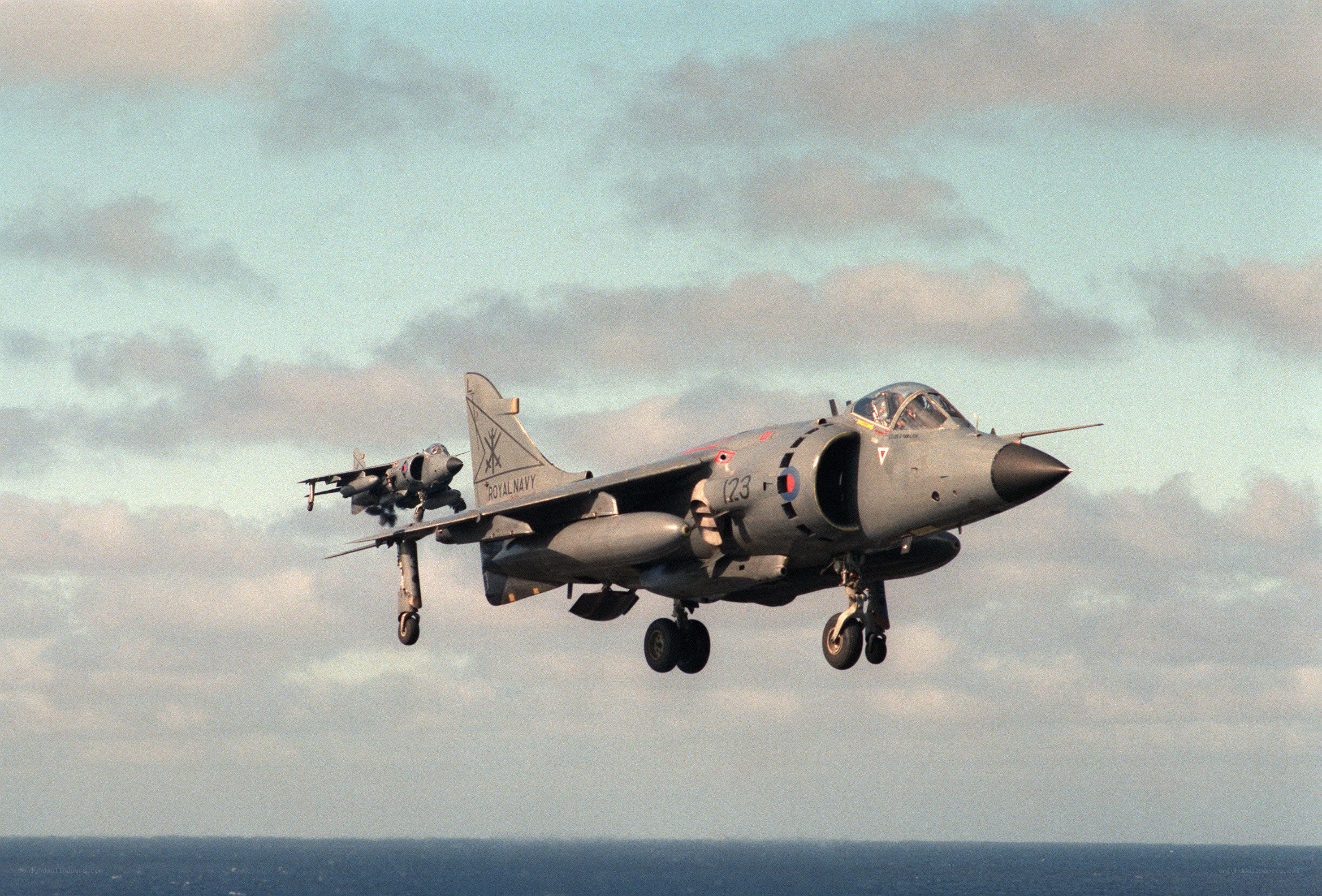 Royal Navy jets in flight