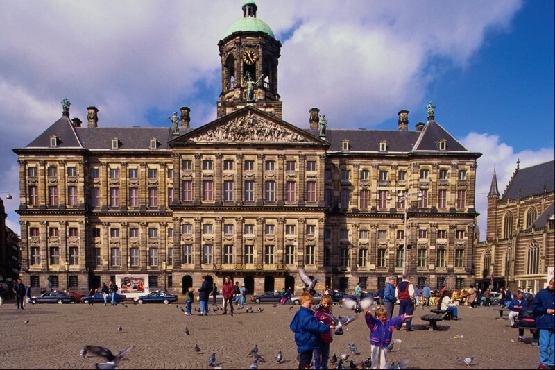 Royal Palace in Amsterdam