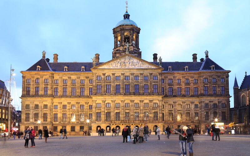Royal Palace of Amsterdam — Blue