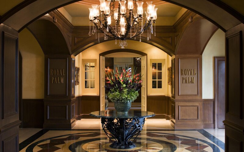 Royal Palm hotel lobby