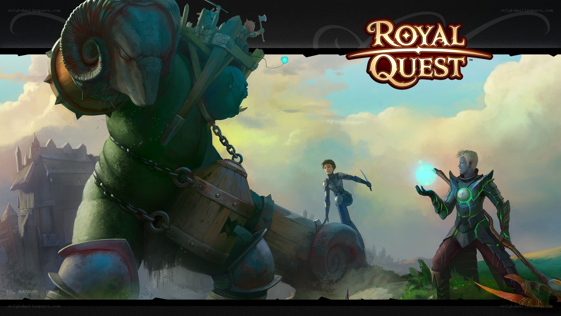 Royal Quest fantasy battle