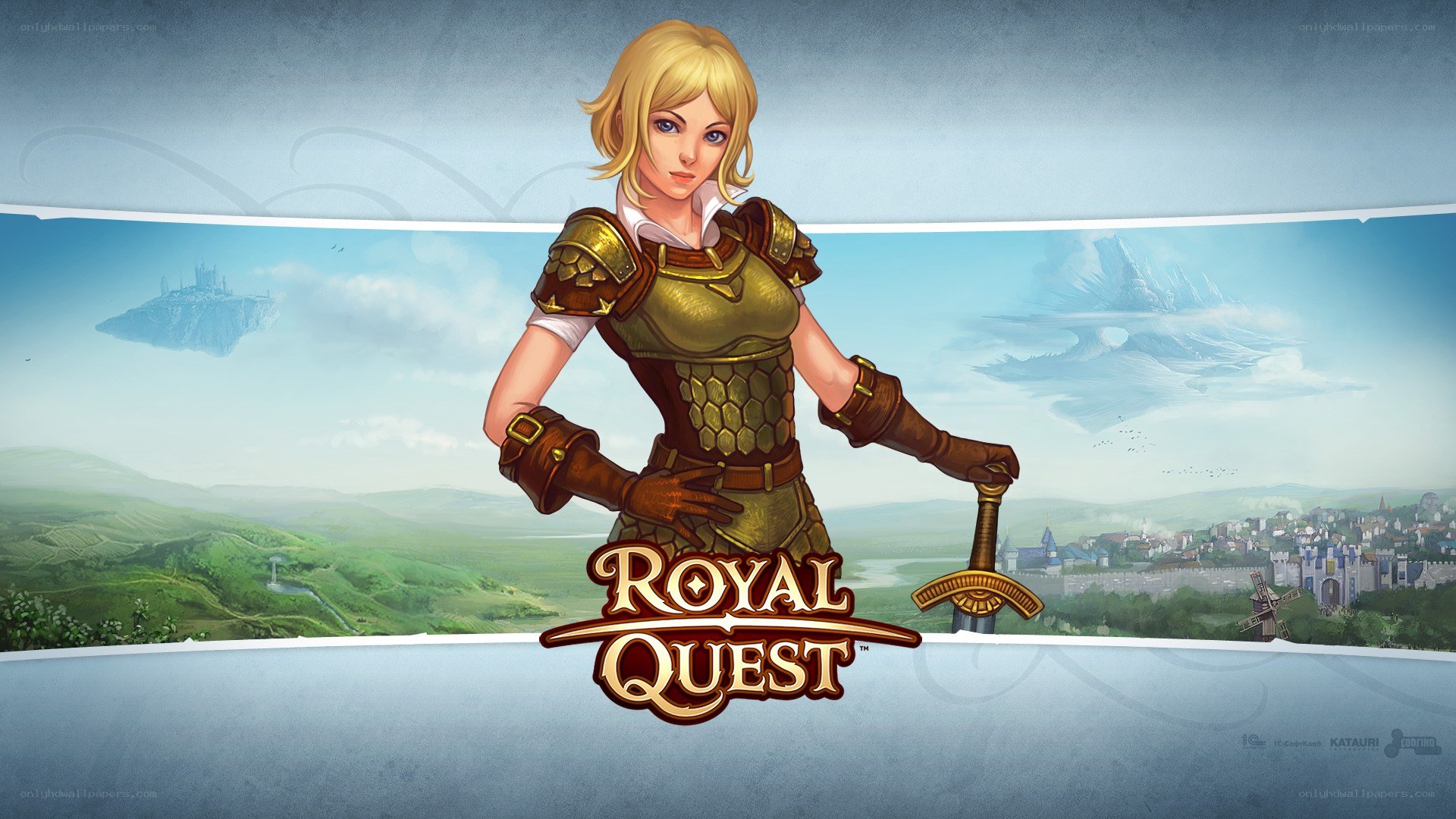 Royal Quest game title art