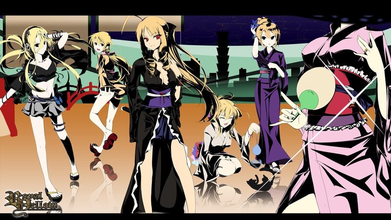 Royal Yellow anime characters
