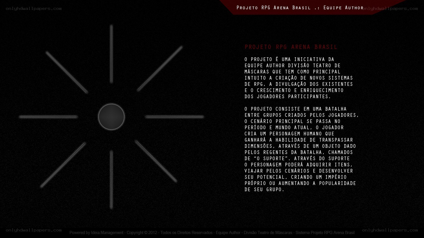 RPG Arena Brasil project overview