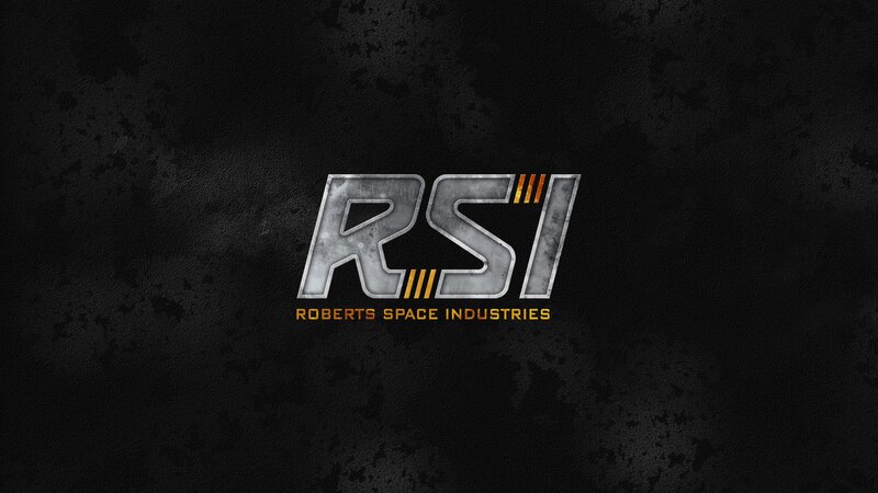 RSI Logo on Dark Background — Black, Digital Art