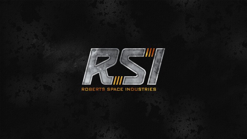RSI Logo on Dark Background — Black, Dramatic, Digital Art