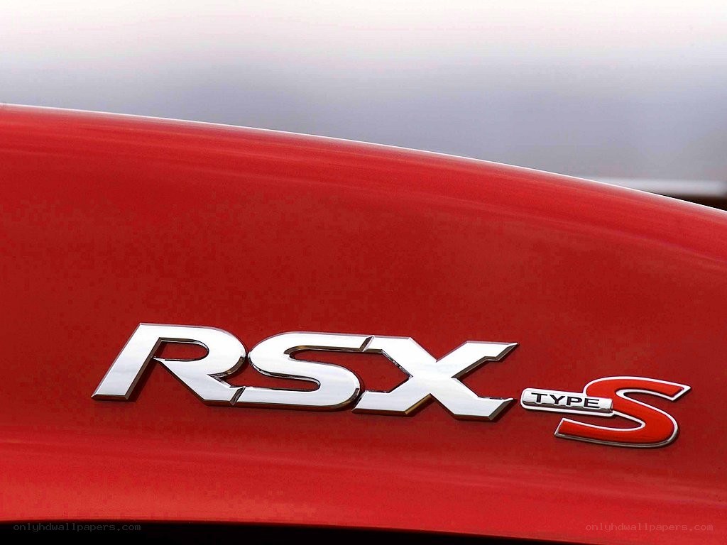 RSX Type S badge on red car