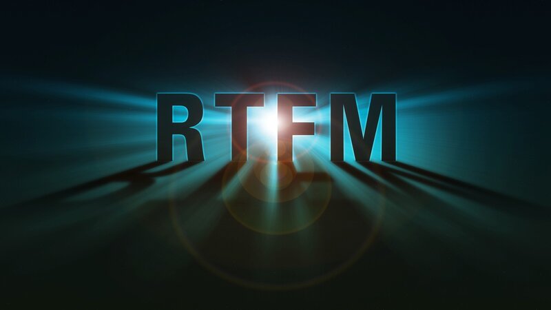 RTFM Text Logo