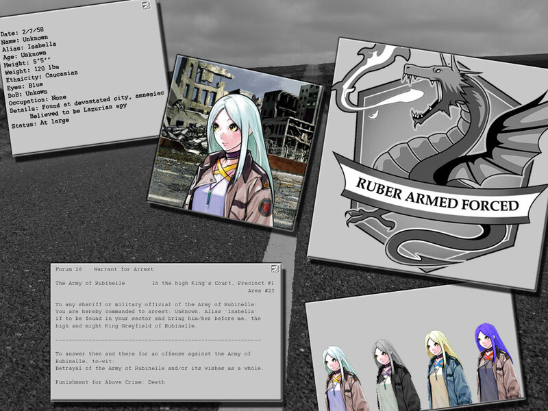 Rubber Armed Forces wanted poster