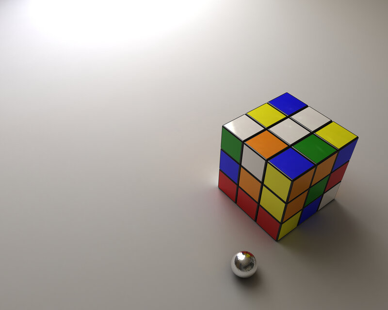 Rubik's Cube and Silver Ball