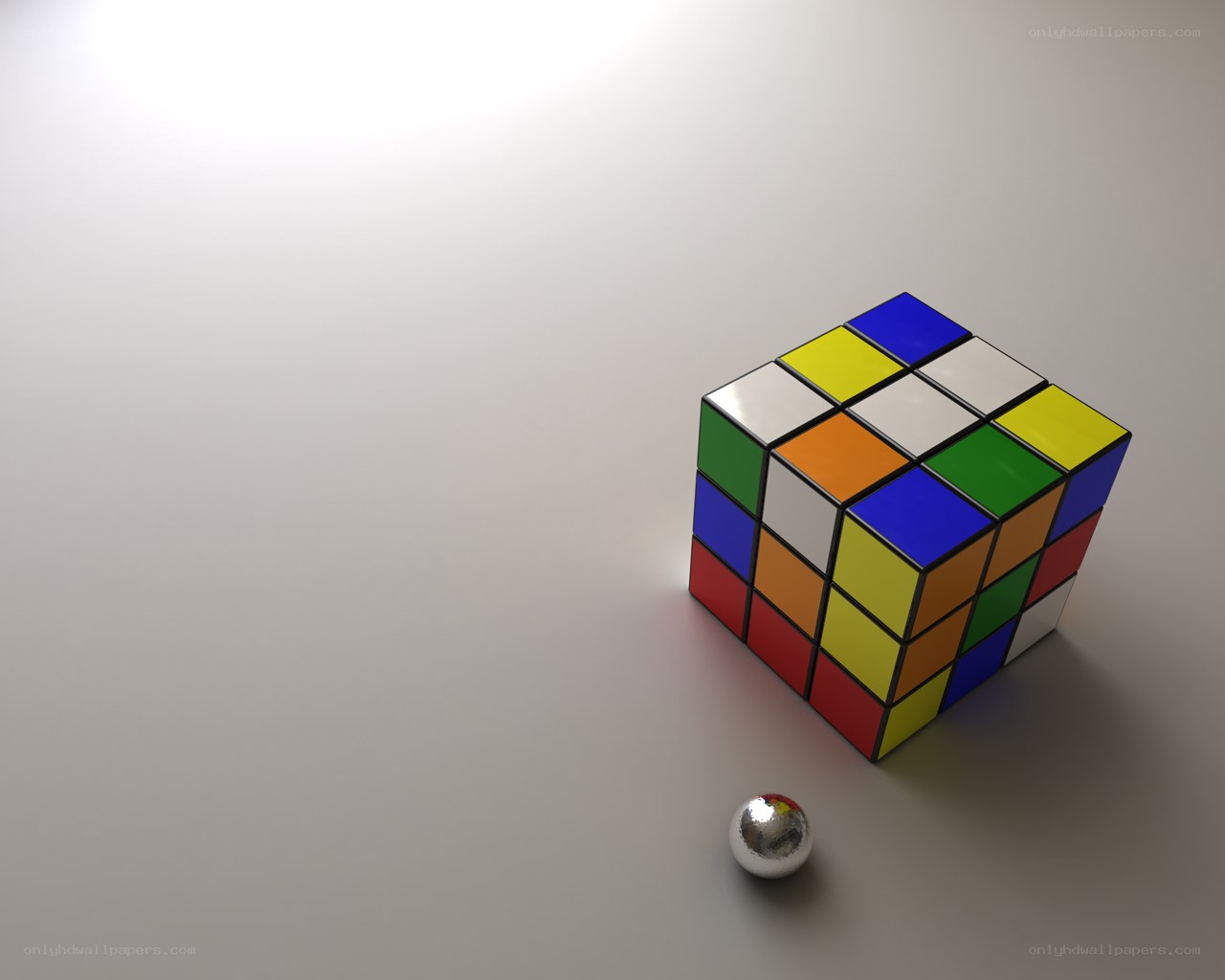 Rubik's Cube and Silver Ball