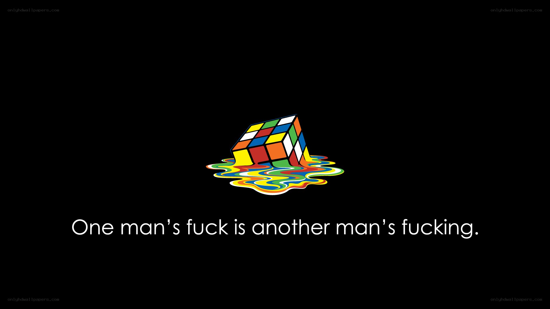 Rubik's cube melting