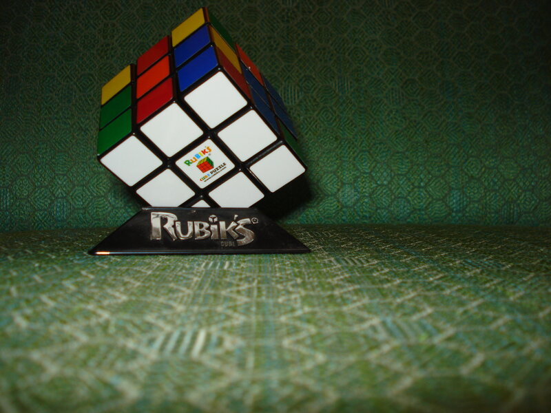 Rubik's Cube on display