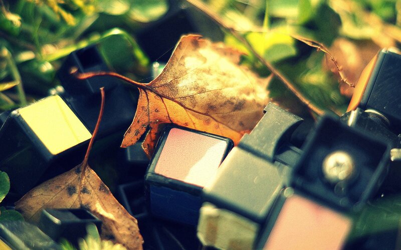 Rubik's Cube with Leaves