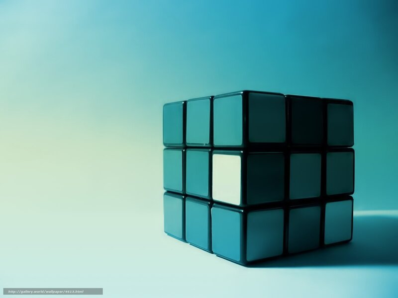 Rubik's Cube with one white square