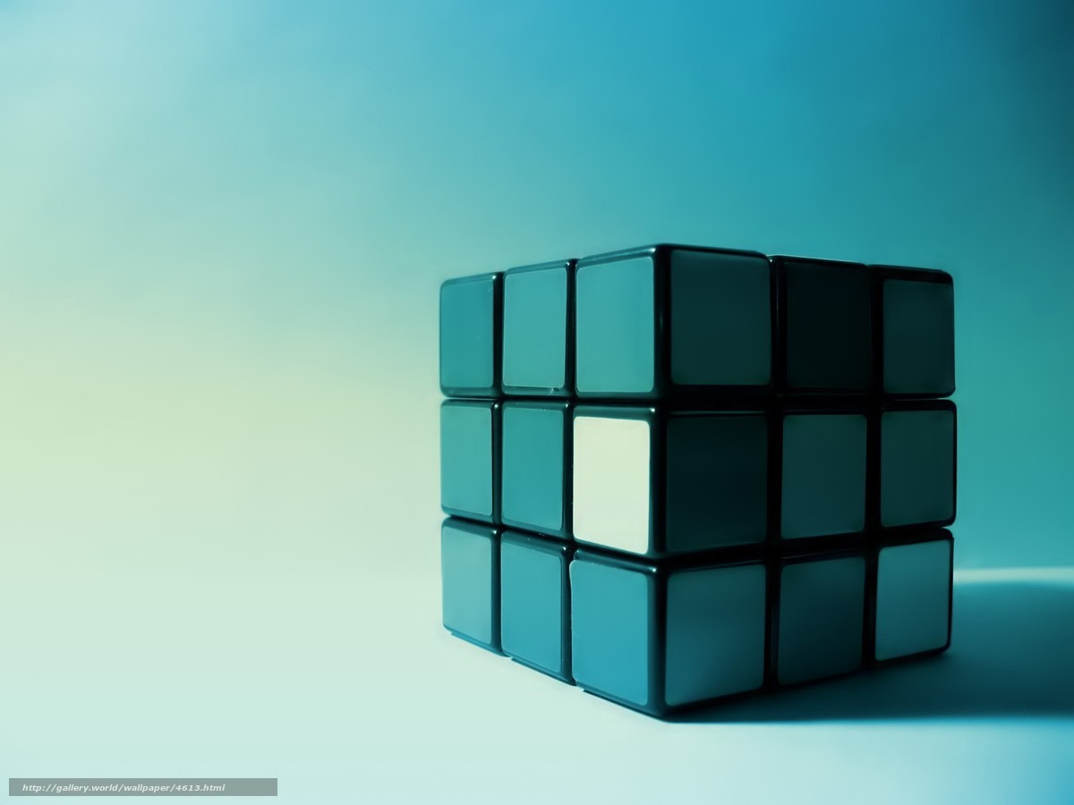 Rubik's Cube with one white square