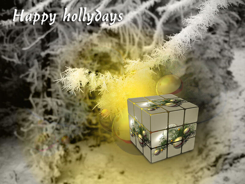 Rubik's Cube with Ornaments