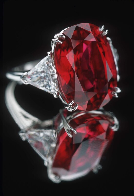 Ruby and Diamond Ring — Red, Dramatic