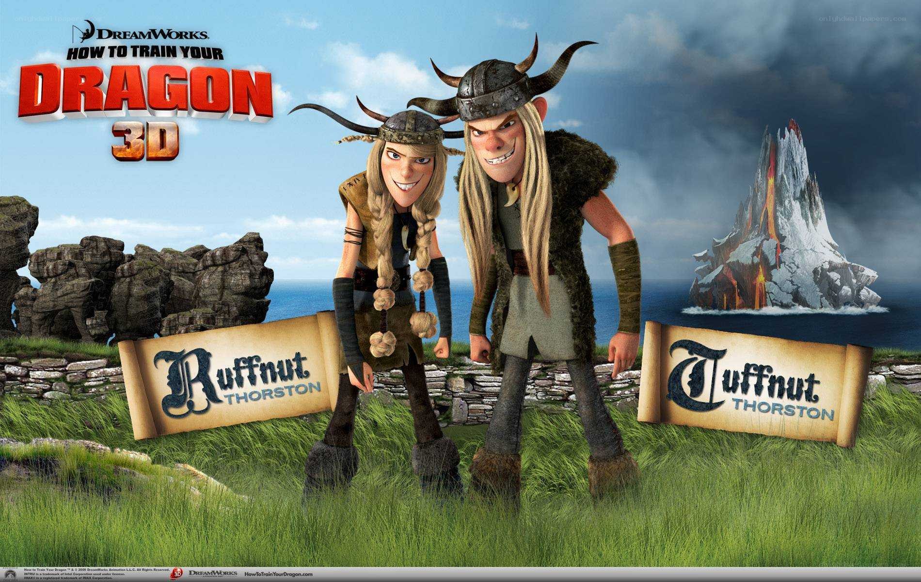 Ruffnut and Tuffnut from How to Train Your Dragon