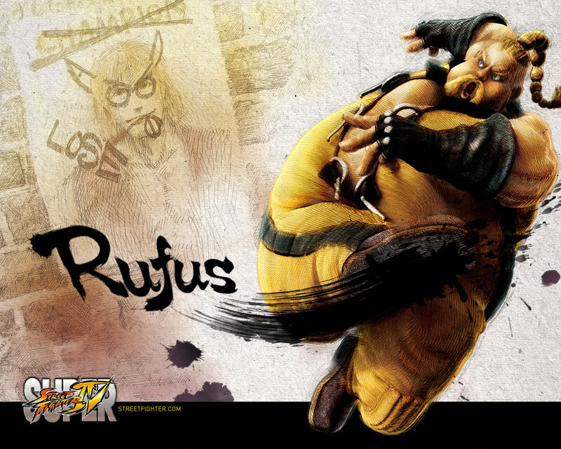 Rufus from Street Fighter IV