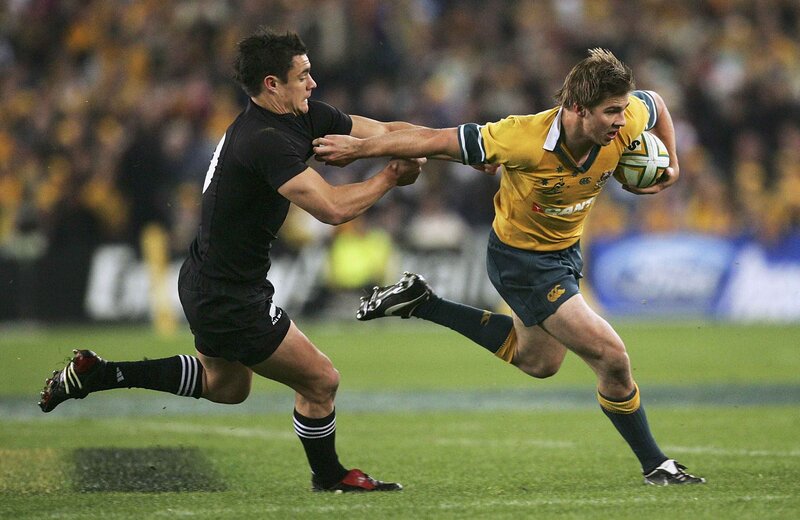 Rugby match action