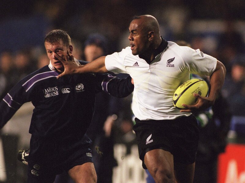 Rugby match action