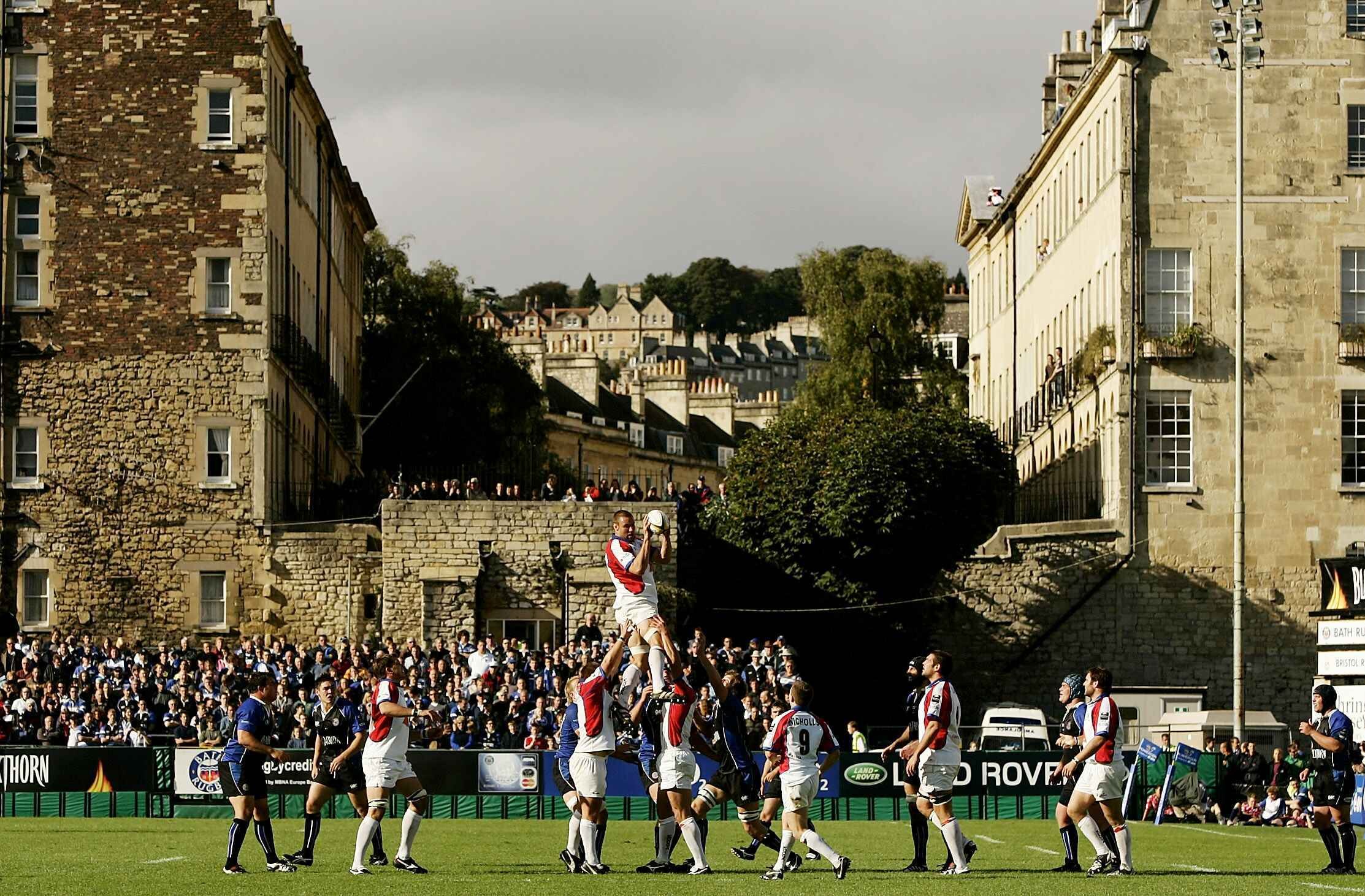 Rugby match in Bath