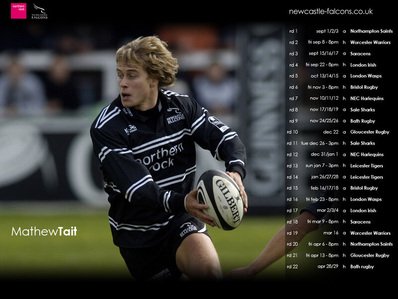 Rugby Player Running — Black