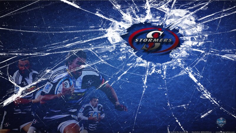 Rugby Players in Action — Blue