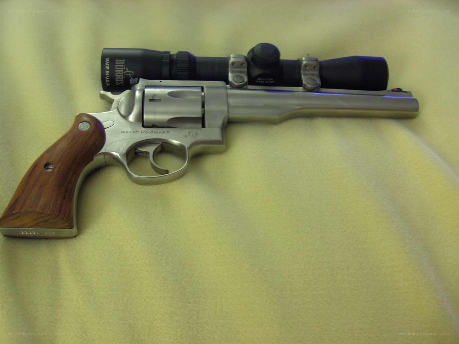Ruger Redhawk revolver with scope