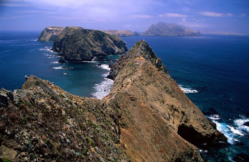 Rugged coastal islands