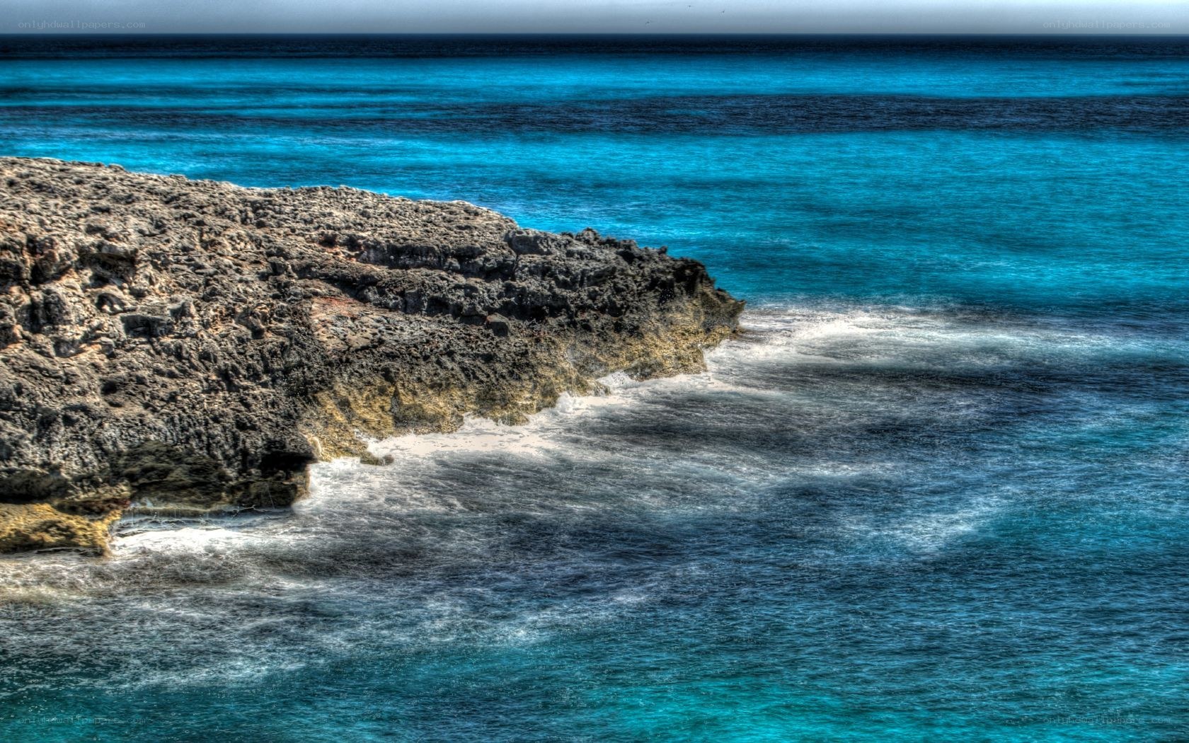 Rugged coastline with turquoise water