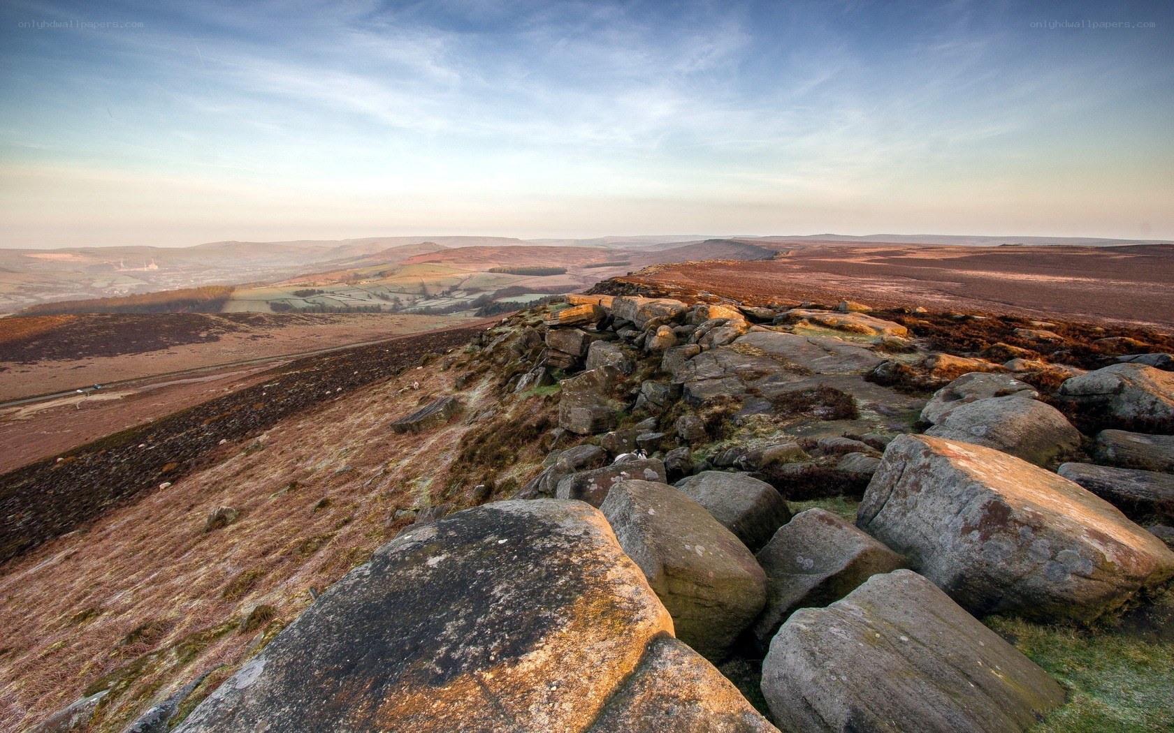 Rugged hilltop landscape