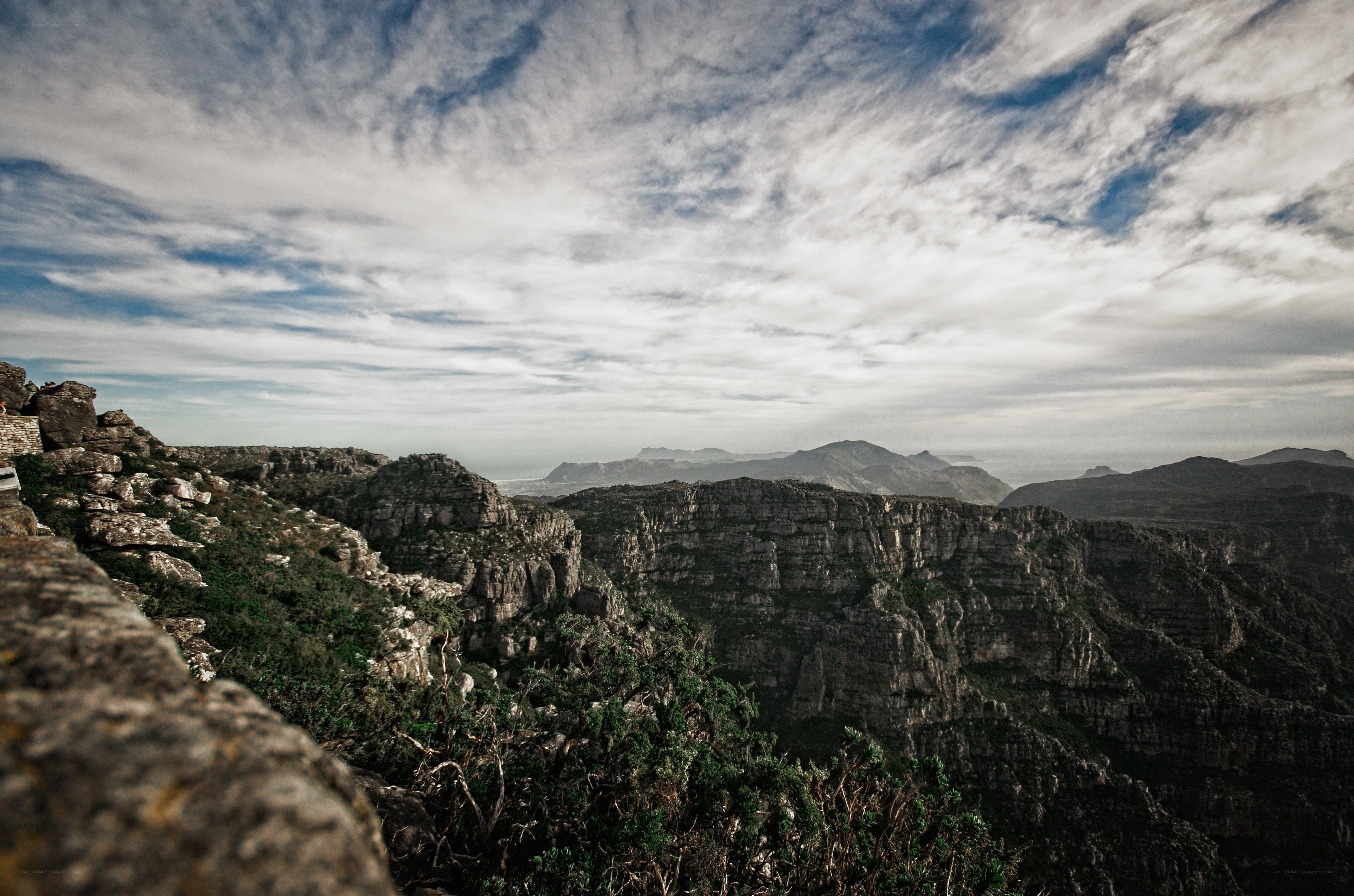 rugged mountain landscape